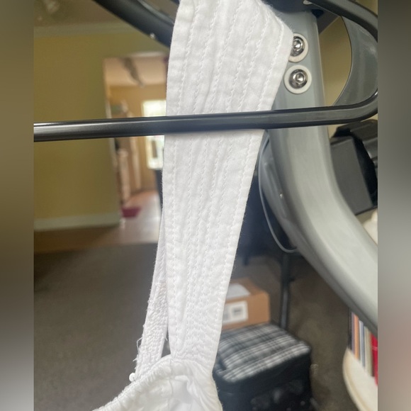 Sunday Best Martine Mini Dress White Cotton Poplin with Ruffles 🕊️ - Picture 12 of 13